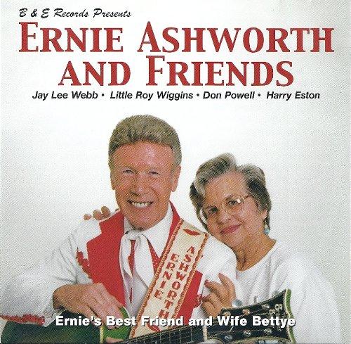 Ernie Ashworth and his wife as an older couple on a record cover