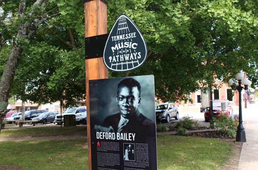 Honorary signage for Black performer, Deford Bailey